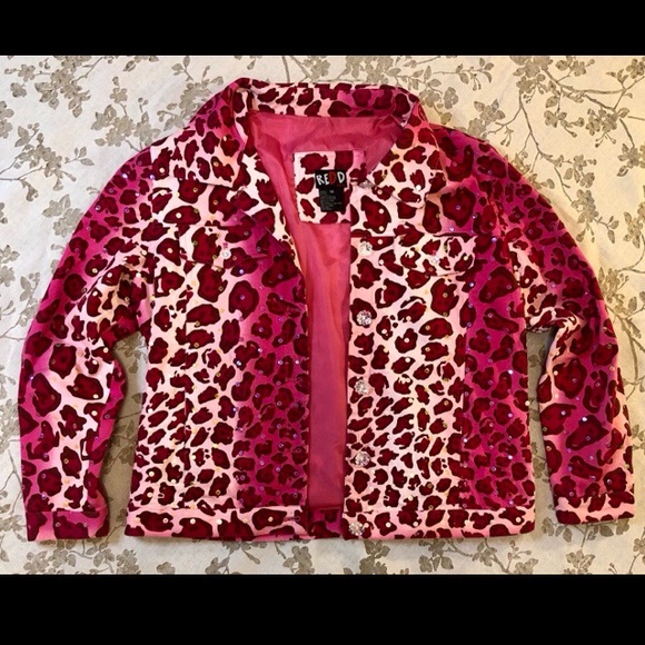💜SOLD💜 Y2k pink cheetah print button up blazer - Picture 2 of 7